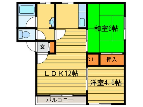 エイトハイツの物件間取画像